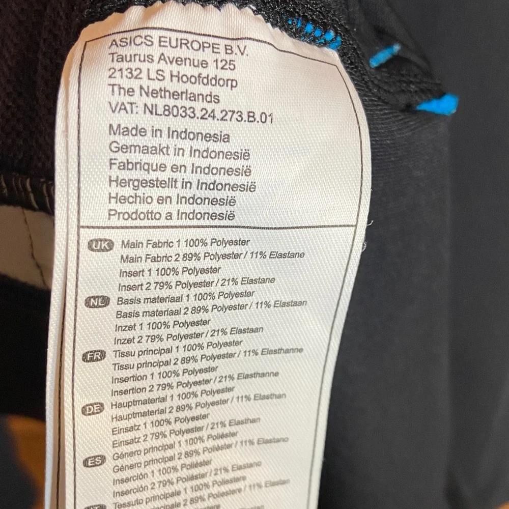 ASICS Black Shirt with Blue Details, Quarter Zip, Women's L - Picture 11 of 11